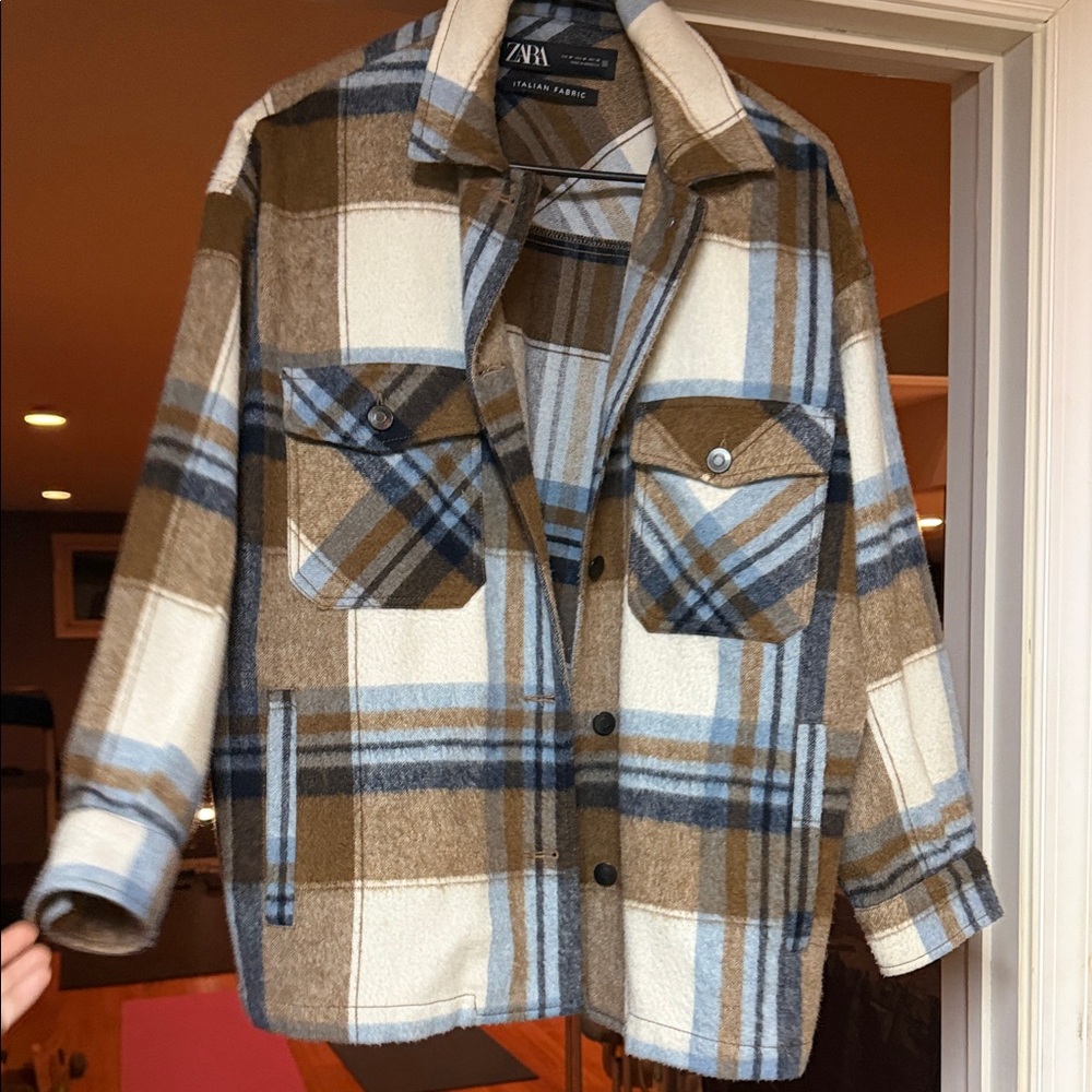 Zara Plaid Jacket